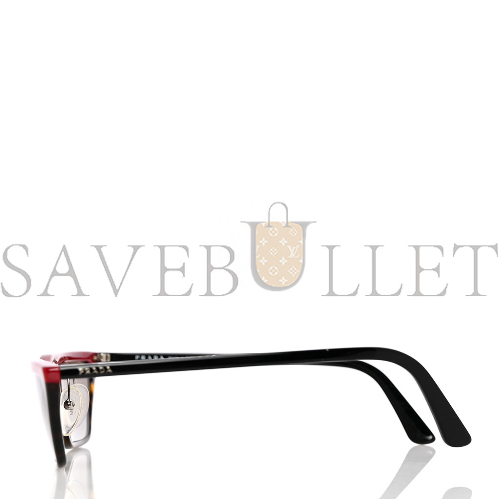 PRADA CATWALK SUNGLASSES SPR 19U BLACK RED