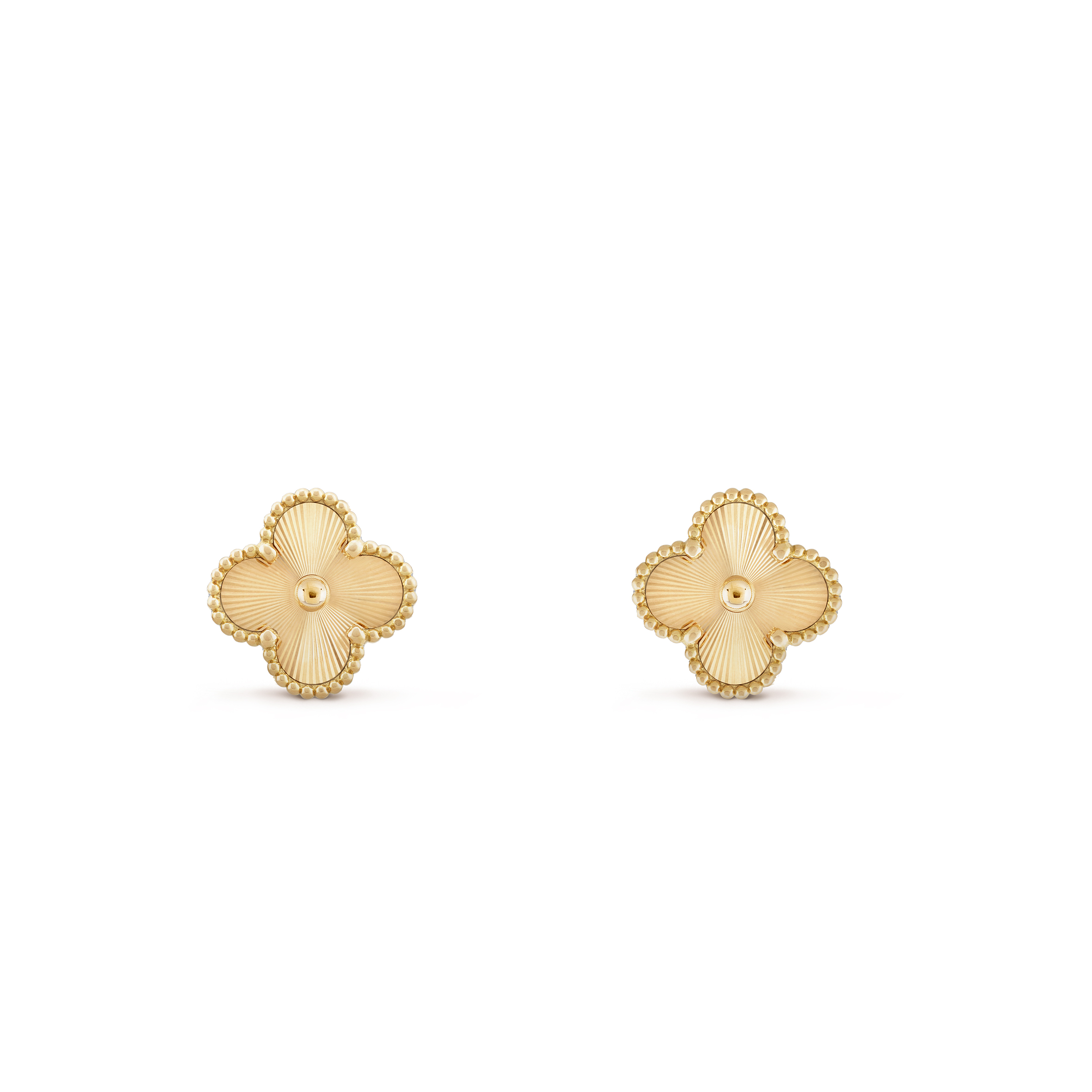 VAN CLEEF ARPELS VINTAGE ALHAMBRA EARRINGS - YELLOW GOLD  VCARP3JL00