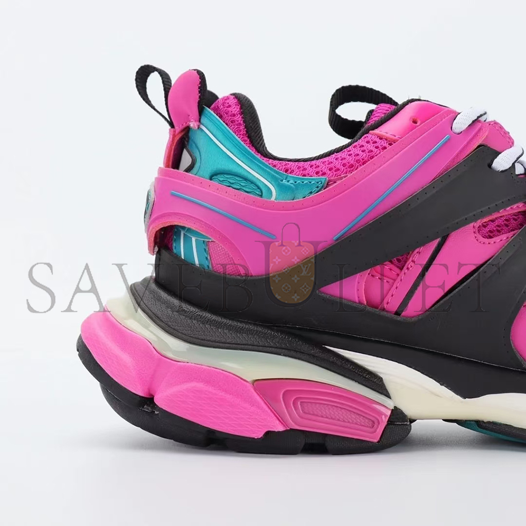 BALENCIAGA  MESH FABRIC WOMENS TRACK SNEAKERS PINK BLACK 542436W2LA12048