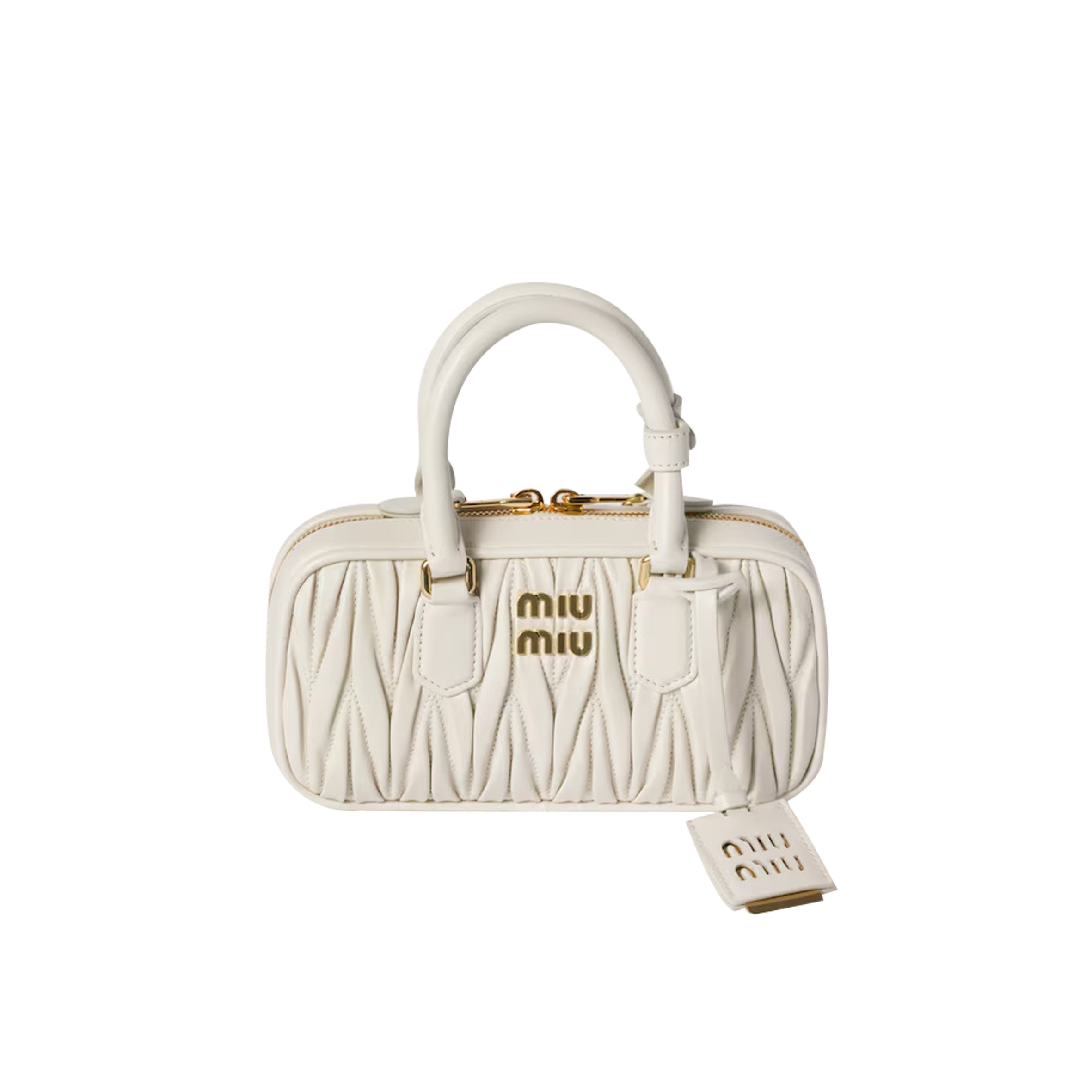 MIU MIU ARCADIE MATELASSÉ NAPPA LEATHER MINI-BAG 5BP088 (19*10*5cm)