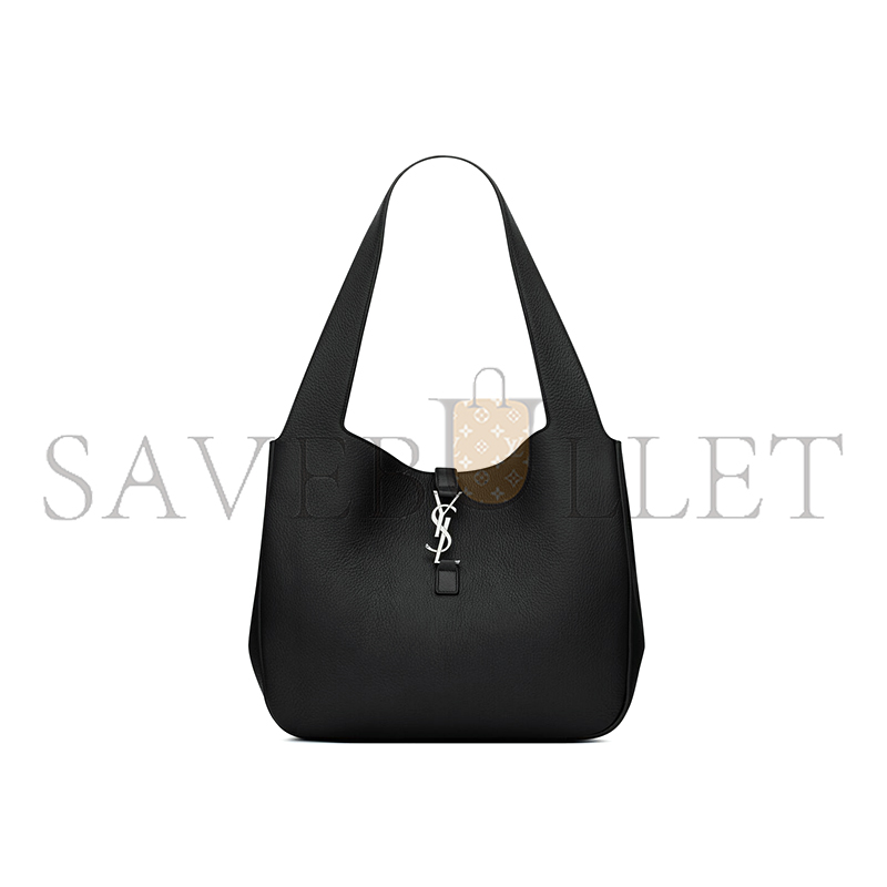 YSL LE 5 À 7 BEA IN GRAINED LEATHER 763435AAEQC1000 (50*28*18cm)