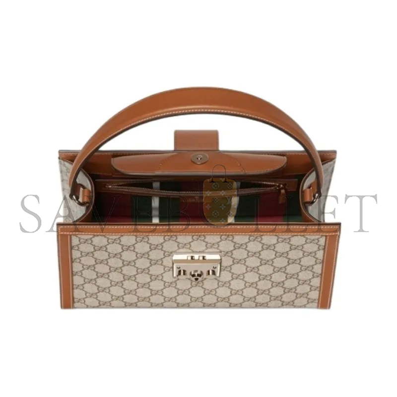 GUCCI PADLOCK FABRIC LARGE SHOULDER BAG ‎838991 (31*21*11cm)