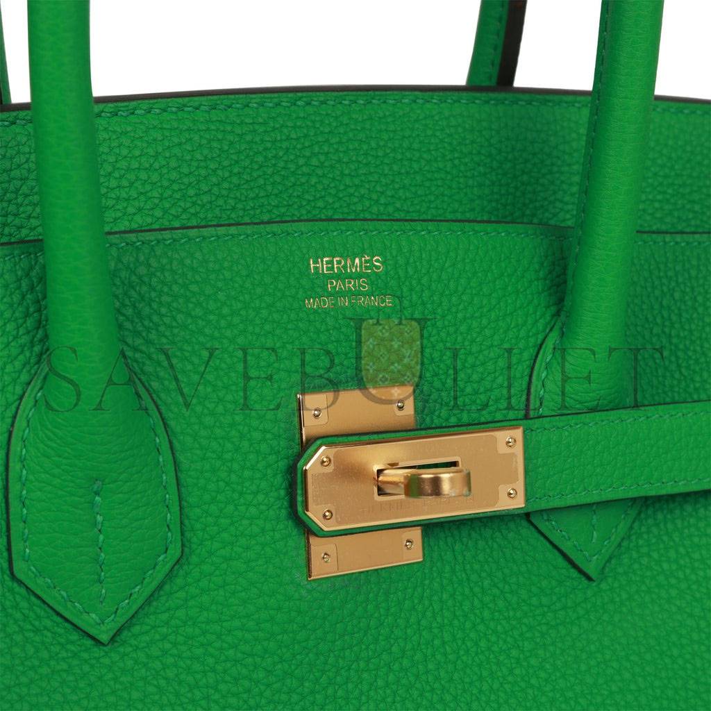 HERMES BIRKIN 35 BAMBOO TOGO GOLD HARDWARE 39793218060382 (35cm)