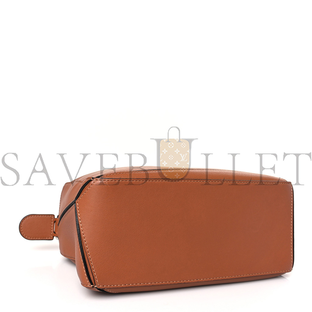 LOEWE CALFSKIN SMALL PUZZLE BAG TAN (24*16.5*10.5cm)