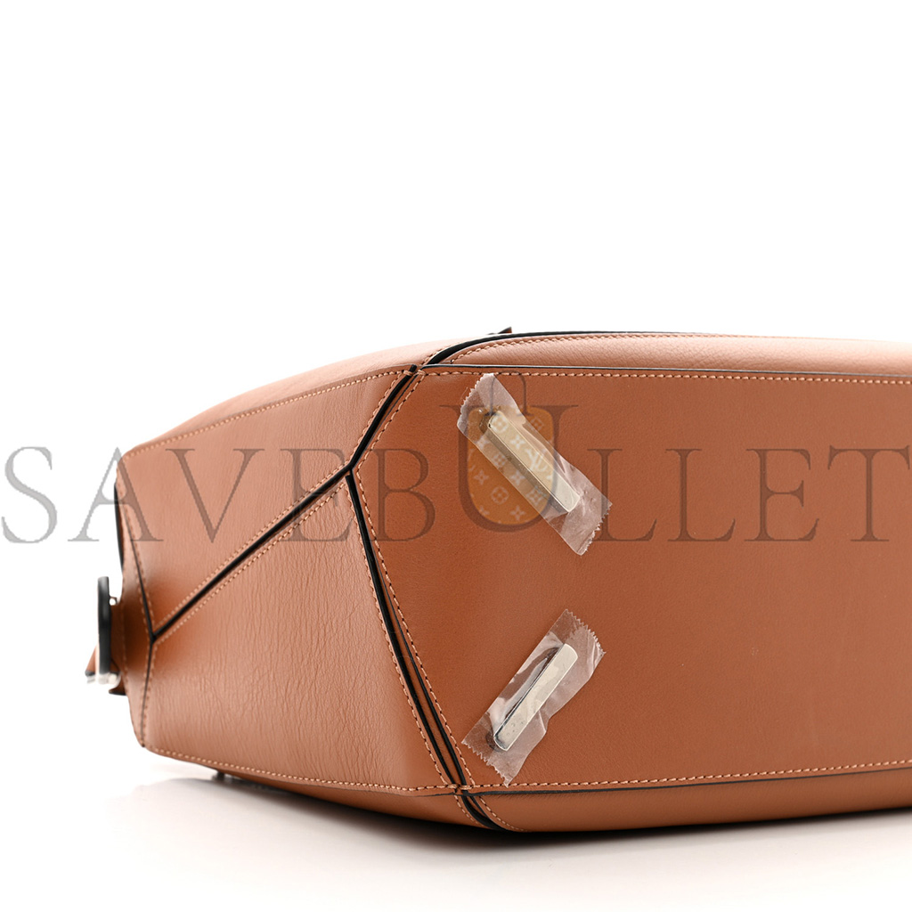 LOEWE CALFSKIN MEDIUM PUZZLE BAG TAN (29*19.5*14cm)