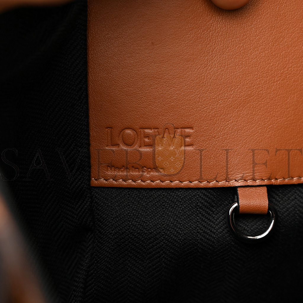 LOEWE CALFSKIN SMALL HAMMOCK SHOULDER BAG TAN (30*25*13.5cm)