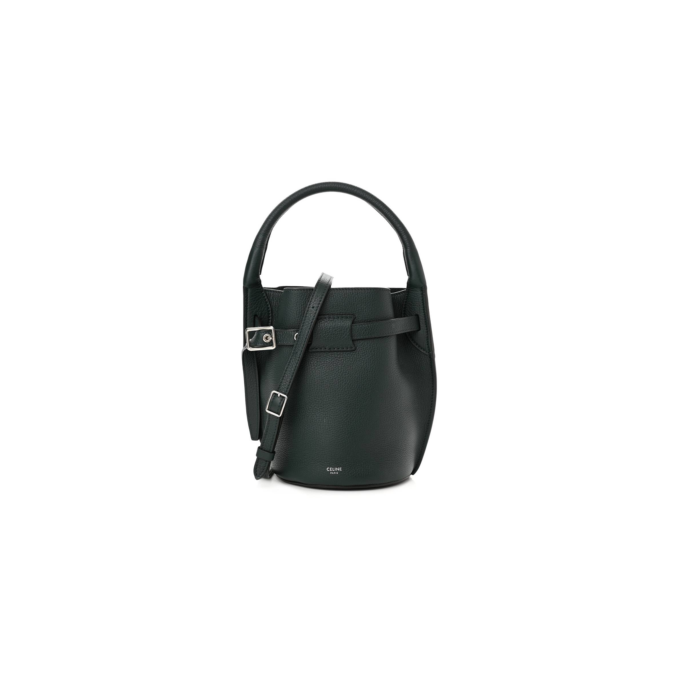 CELINE SUPPLE GRAINED CALFSKIN NANO BIG BAG BUCKET AMAZONE (21*15*15cm)